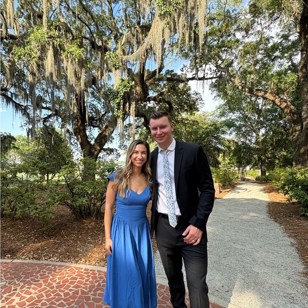 Abercrombie & Fitch Blue Midi Dress